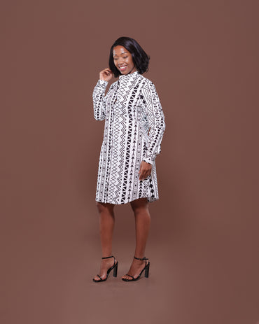 Konie Shirt Dress in Ziggie