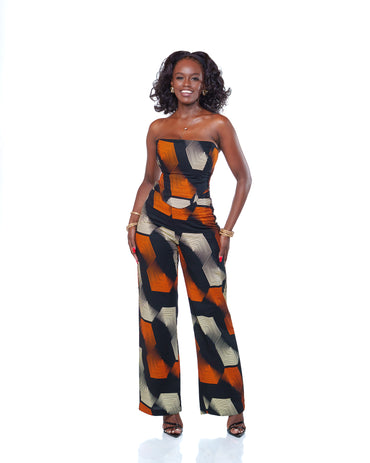 Ankara Corset In Asili