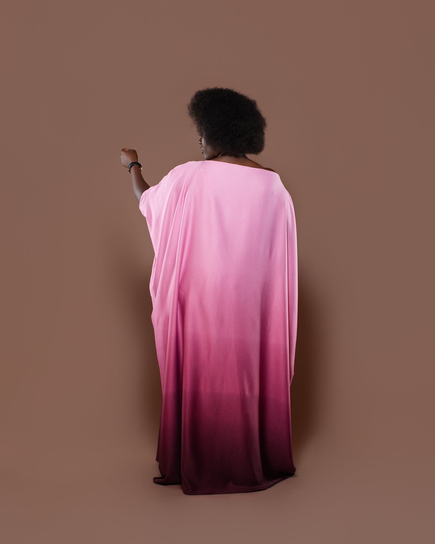 Ombre Kaftan in Pink