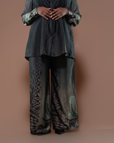 Botanical Boarder Pants in Sage