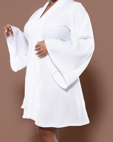 Vouge Mini Dress in White