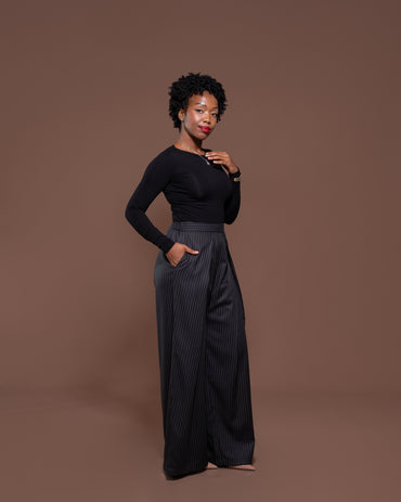 Magna Pants in Midnight Striped
