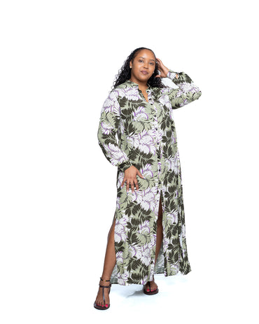 Lanikai Maxi Shirt Dress