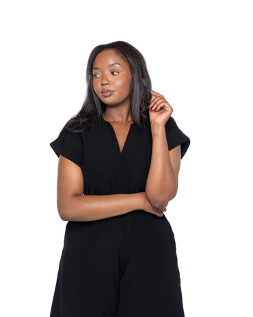 Two Tone Palazzo Jumpsuit