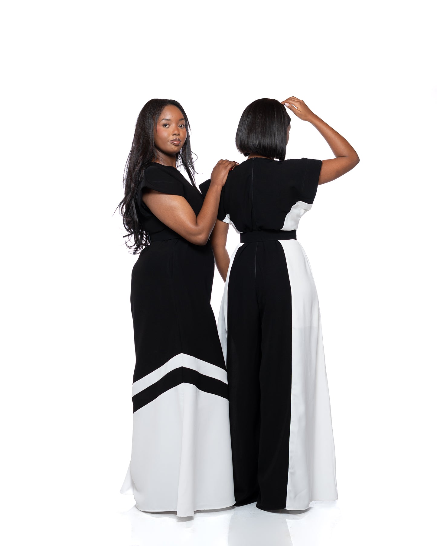 Two Tone Palazzo Jumpsuit