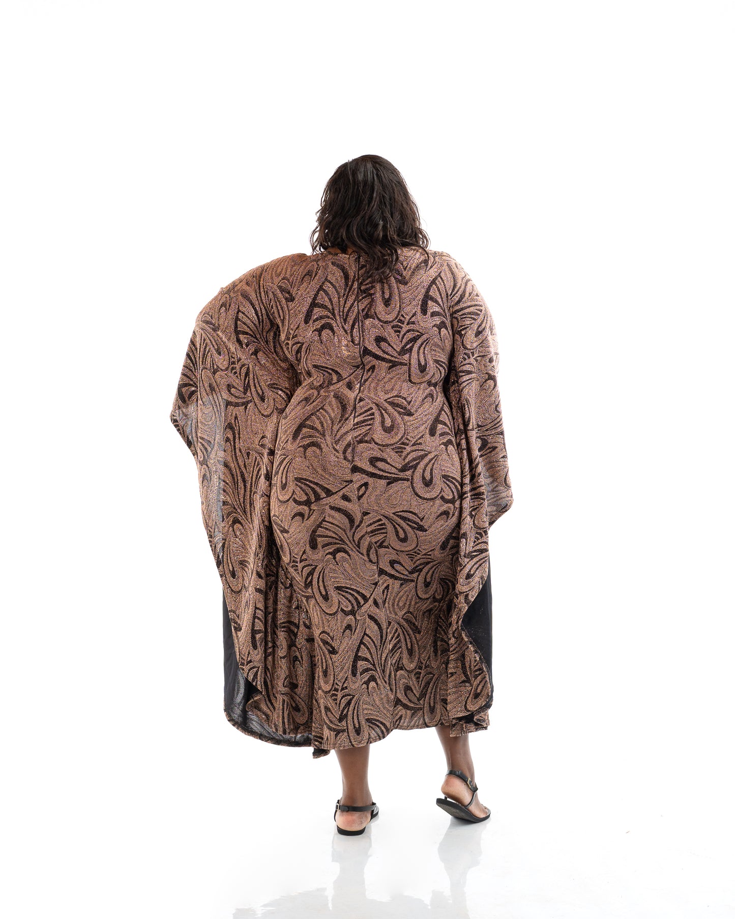 Emirates Maxi Dress in Antique Gold