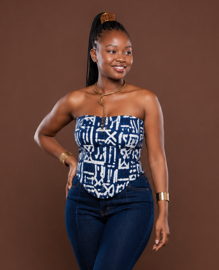 Ankara Corset In Tara