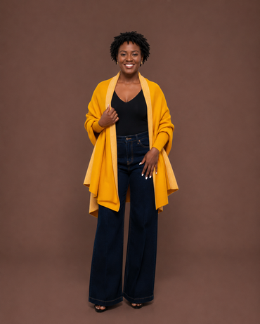 Madeline Shawl in MUSTARD