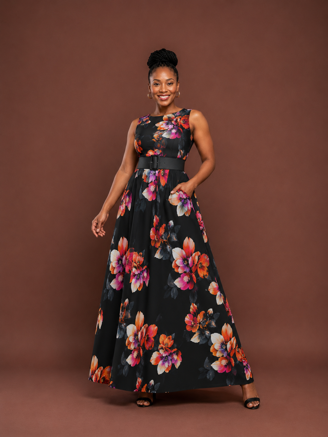 Raya Maxi Shift Dress