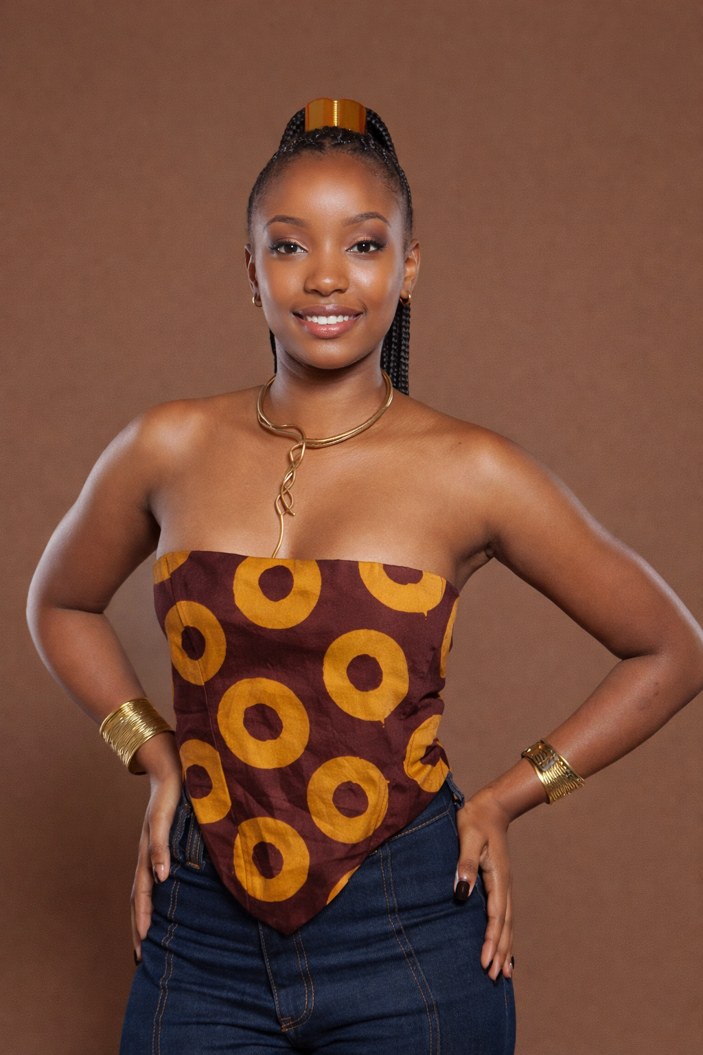 Ankara Corset In Totem