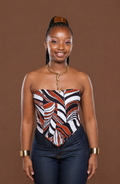 Ankara Corset In Hawia