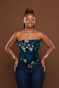 Ankara Corset In Zani