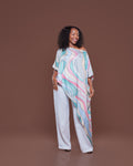 The Cascade Kaftan in Zenith Drape