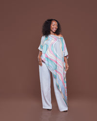 The Cascade Kaftan in Zenith Drape