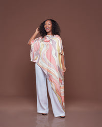 The Cascade Kaftan in Oceira Drape