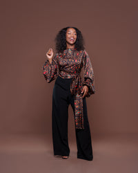 Sable Wrap Top