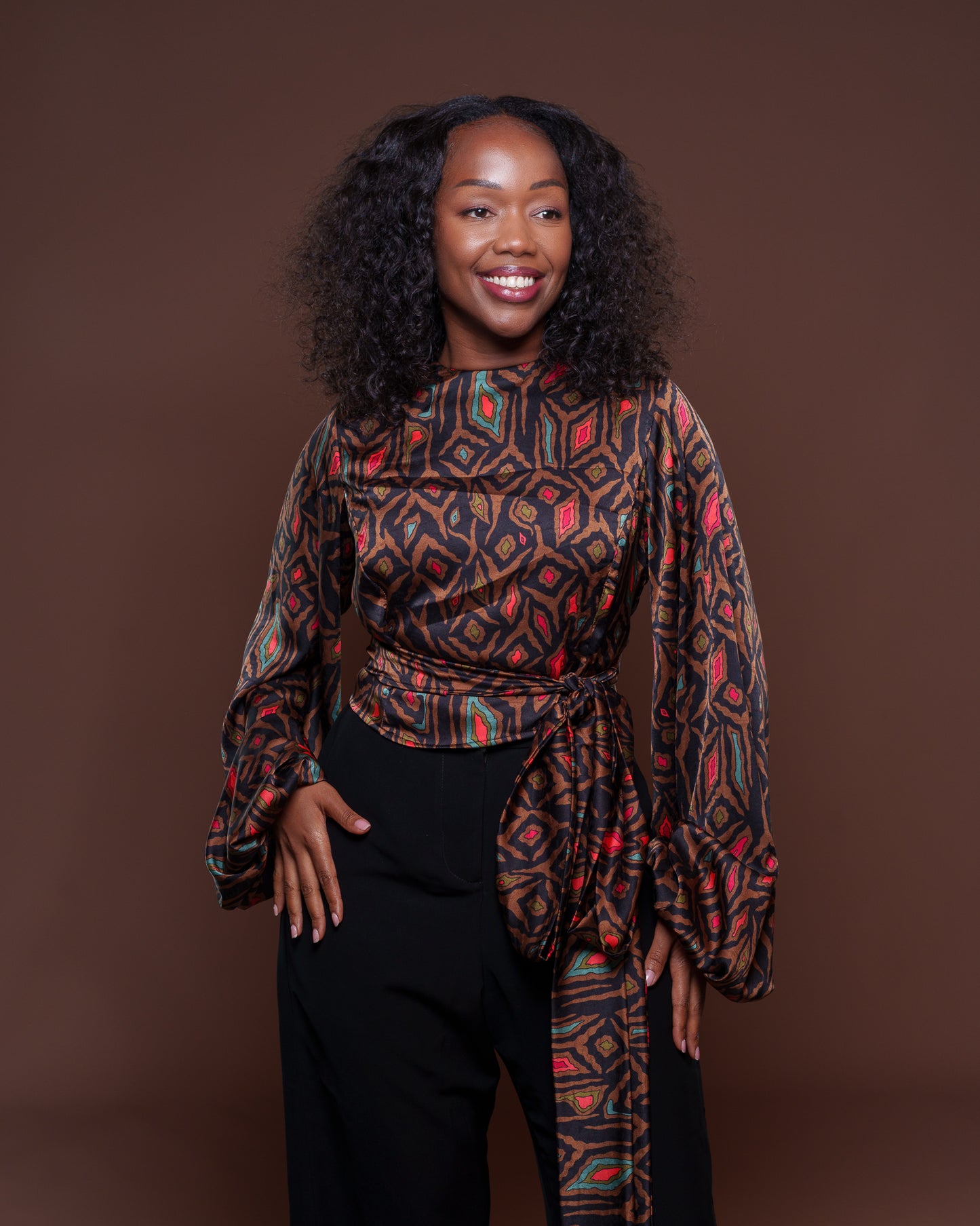 Sable Wrap Top