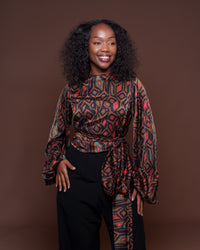 Sable Wrap Top