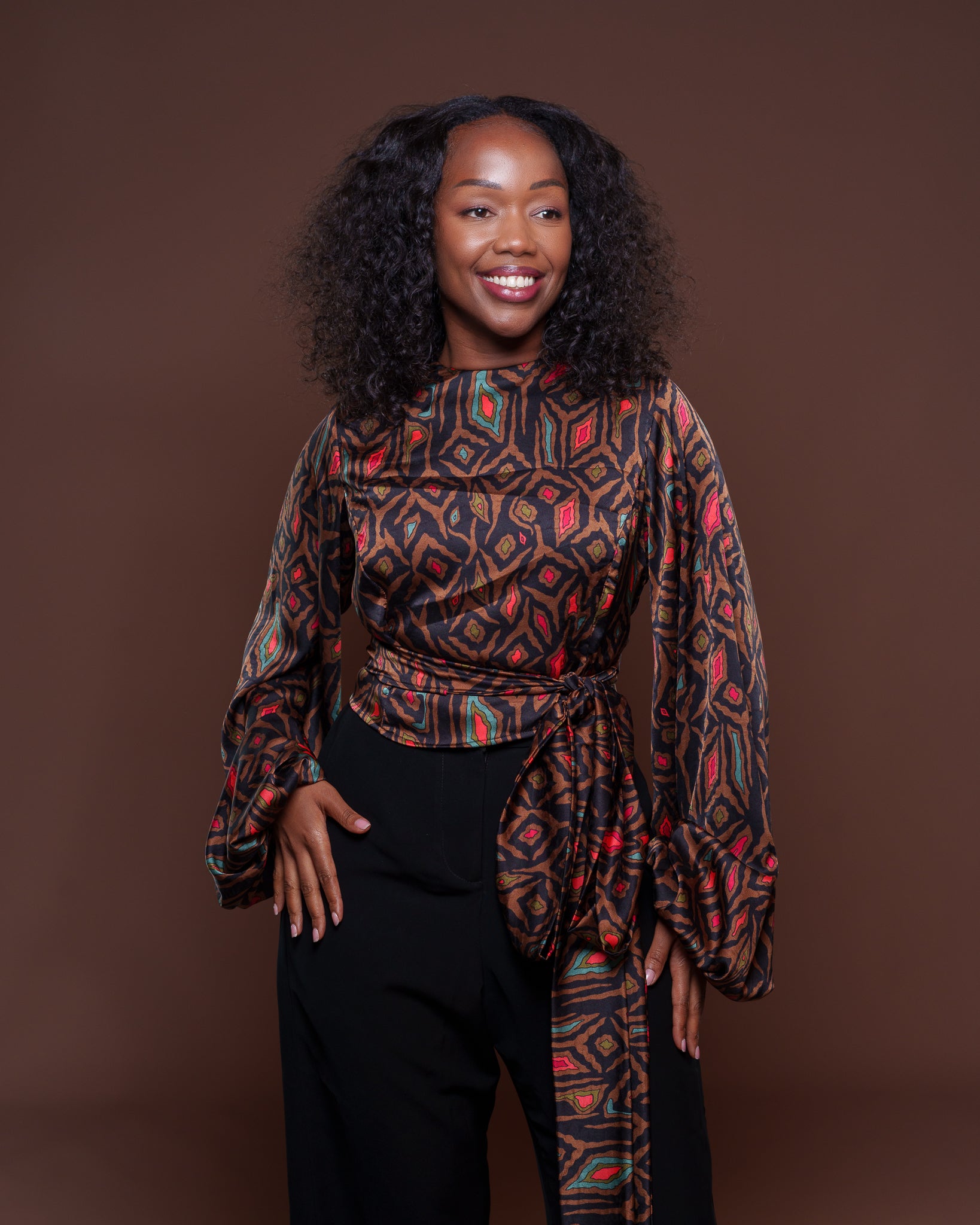 Sable Wrap Top