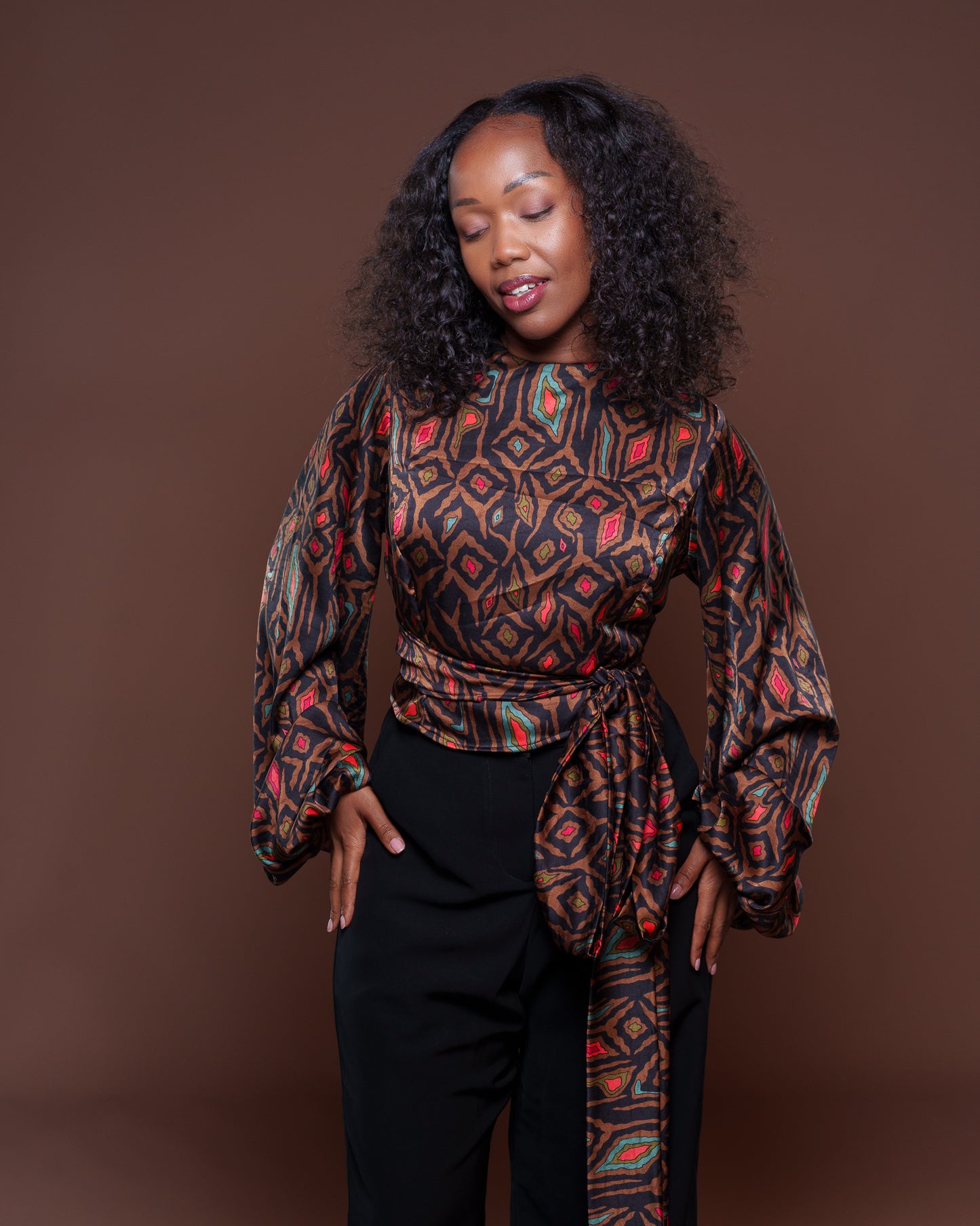 Sable Wrap Top