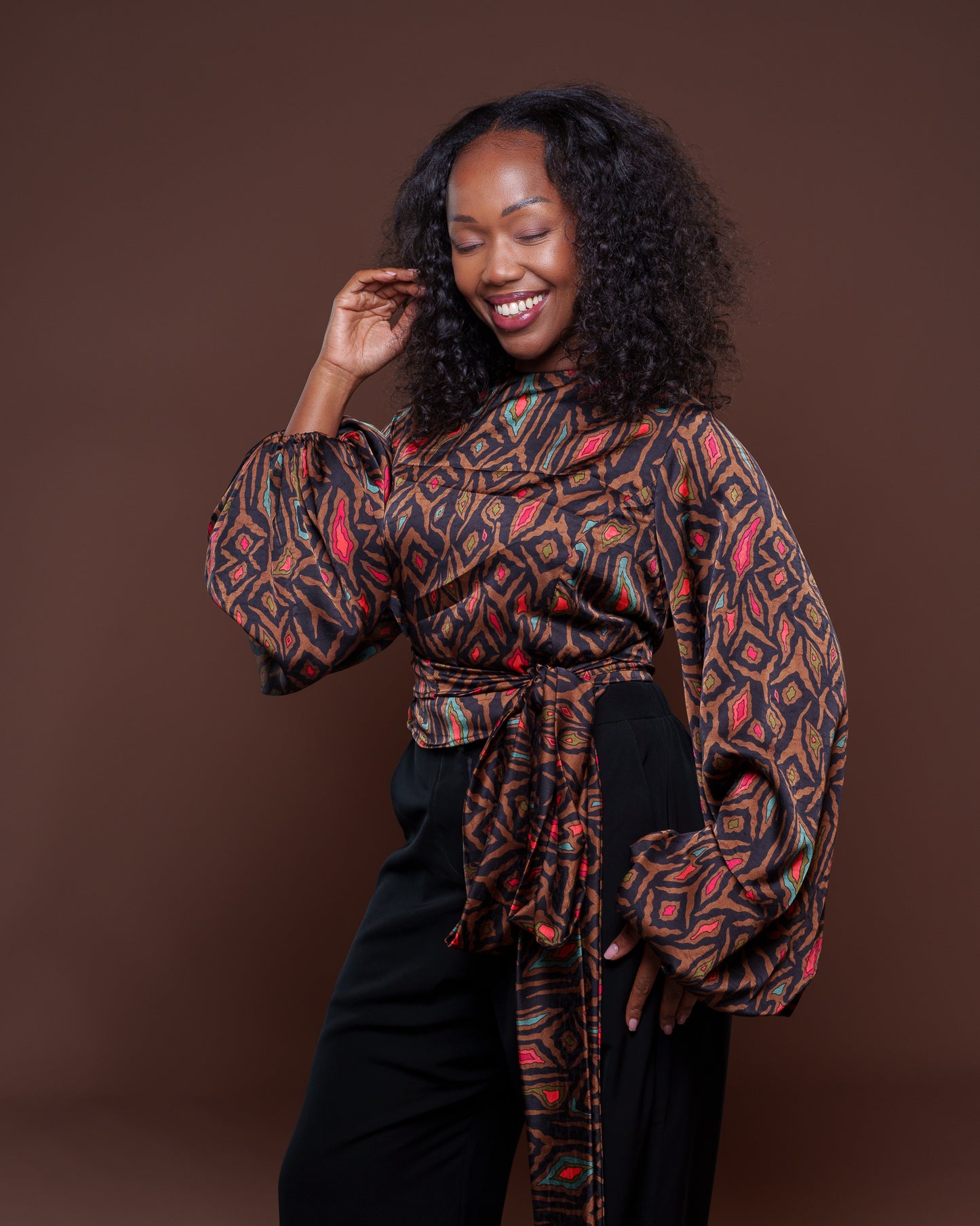 Sable Wrap Top