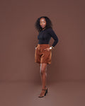 Woven Willow Short in Choco