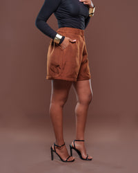 Woven Willow Short in Choco