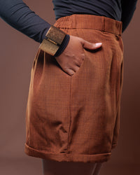 Woven Willow Short in Choco