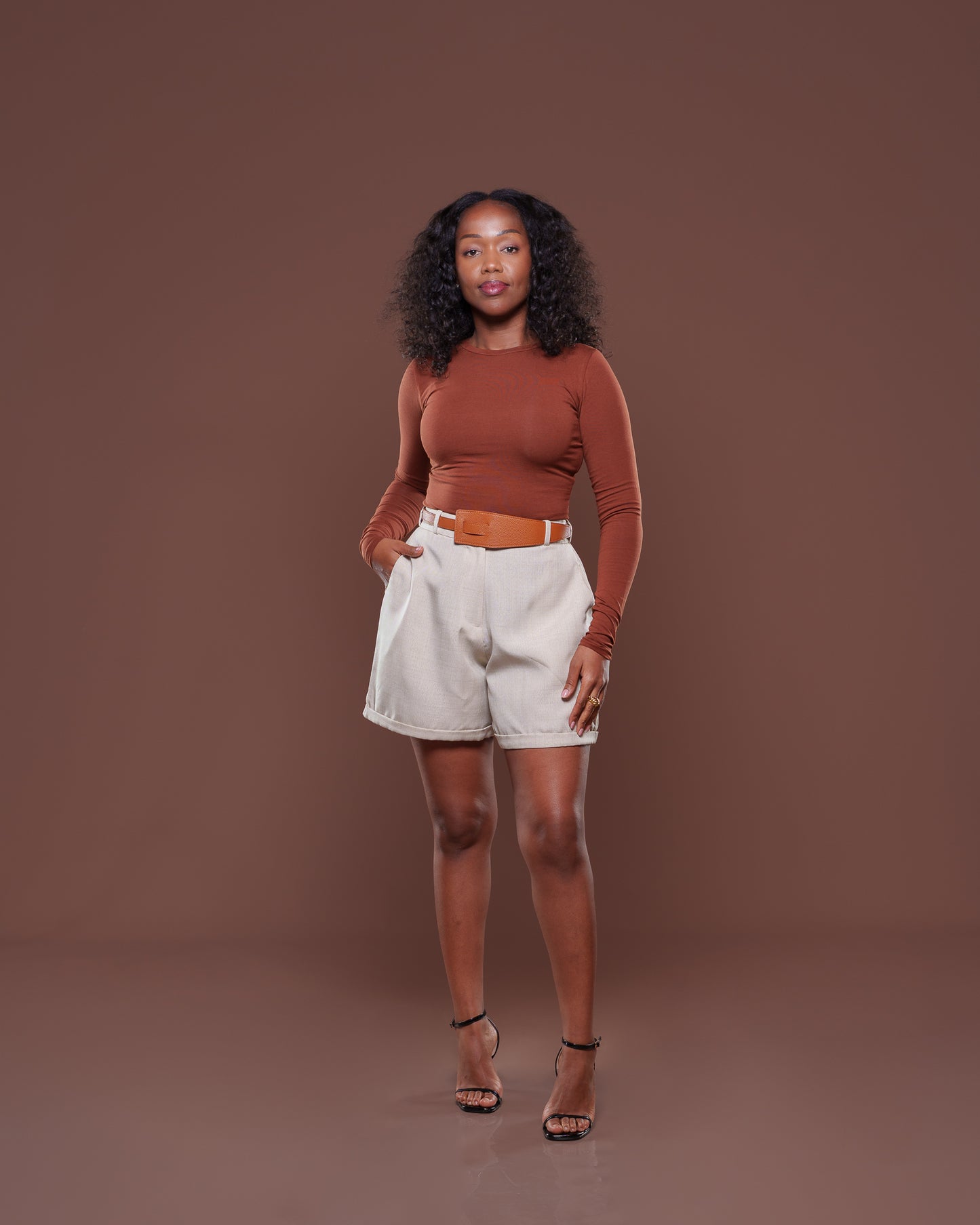 Woven Willow Short in Ivory