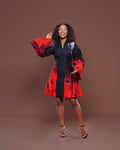 Vouge Ankara Mini Dress