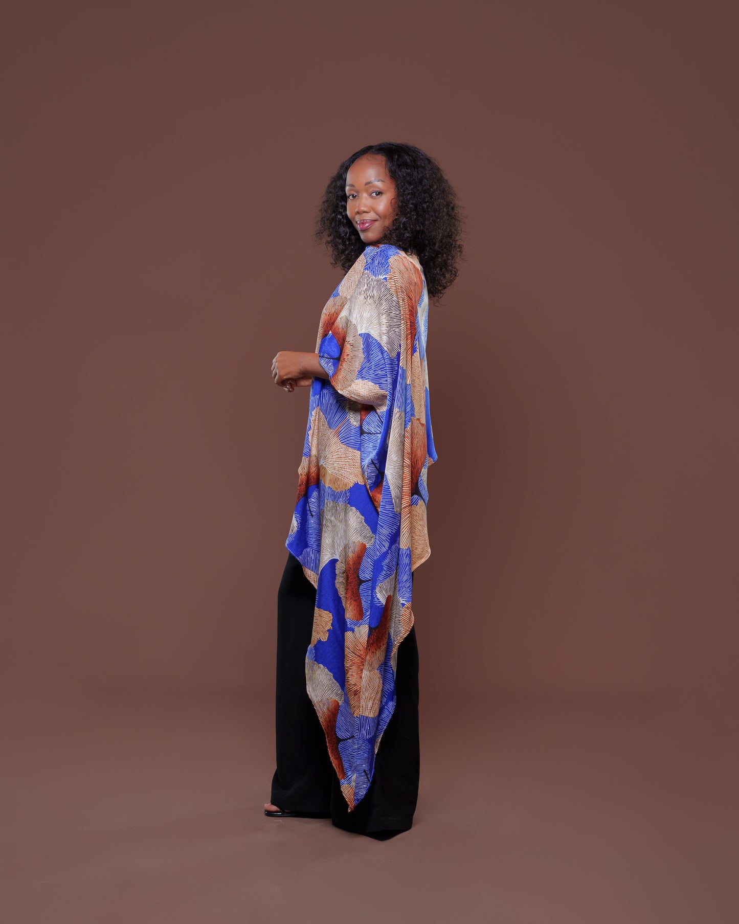 The Azure Cascade Kaftan