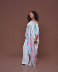 The Cascade Kaftan in Zenith Drape