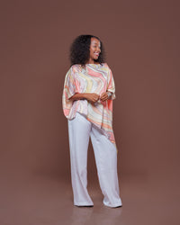 The Cascade Kaftan in Oceira Drape