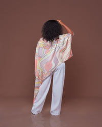 The Cascade Kaftan in Oceira Drape