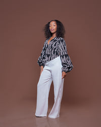 Adire Corset Top In Selene