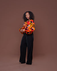 Adire Corset Top In Lulu