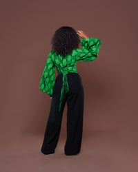 Adire Corset Top In Taji