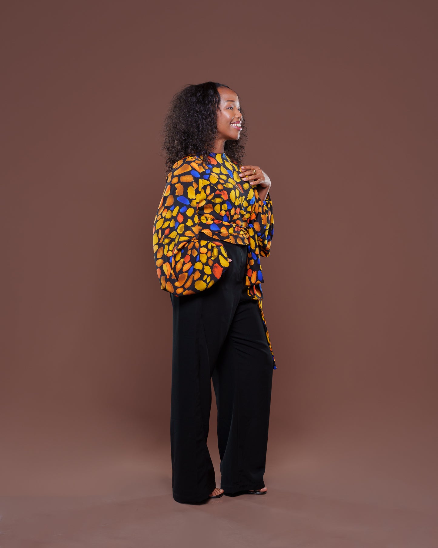 Adela Wrap Top