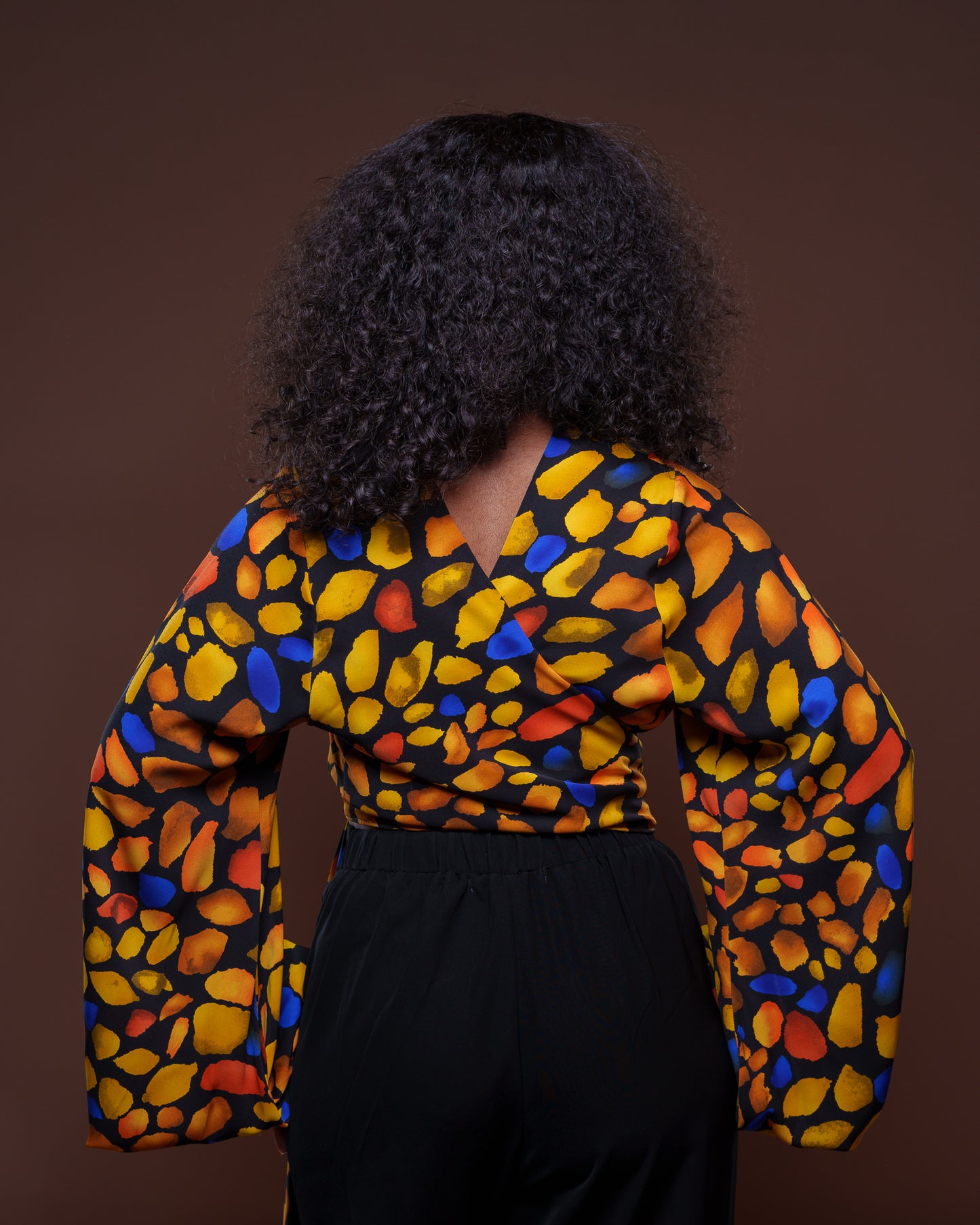 Adela Wrap Top