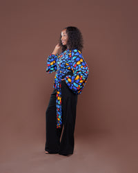 Lapis Wrap Top