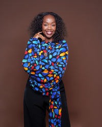 Lapis Wrap Top