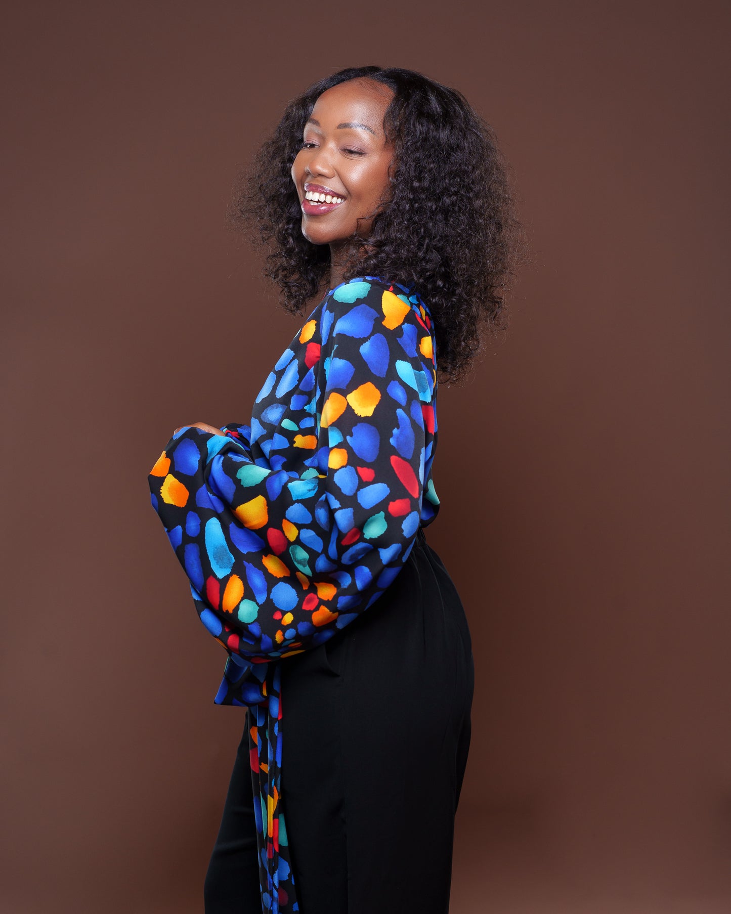 Lapis Wrap Top