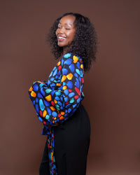 Lapis Wrap Top