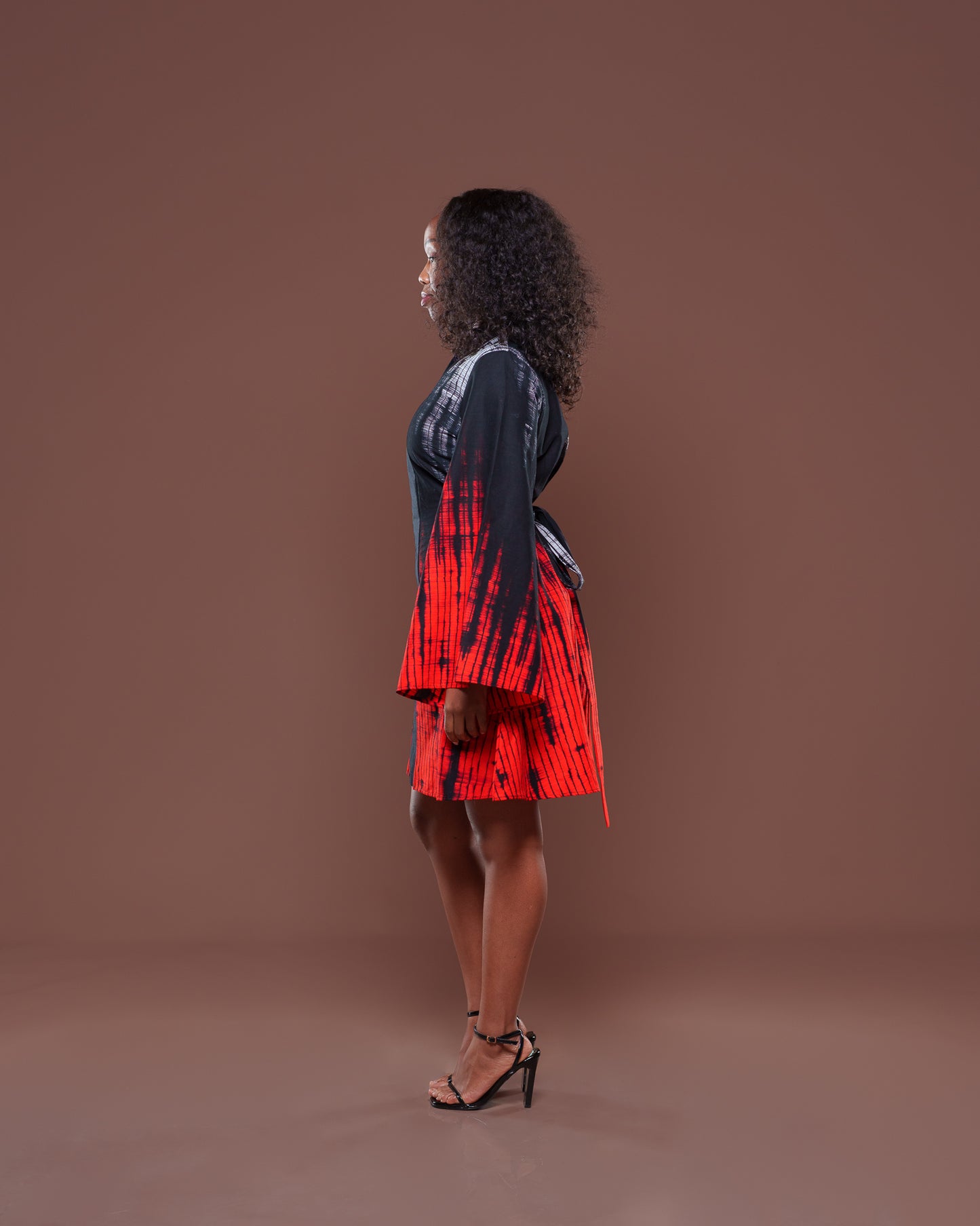 Vouge Ankara Mini Dress
