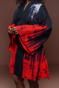 Vouge Ankara Mini Dress