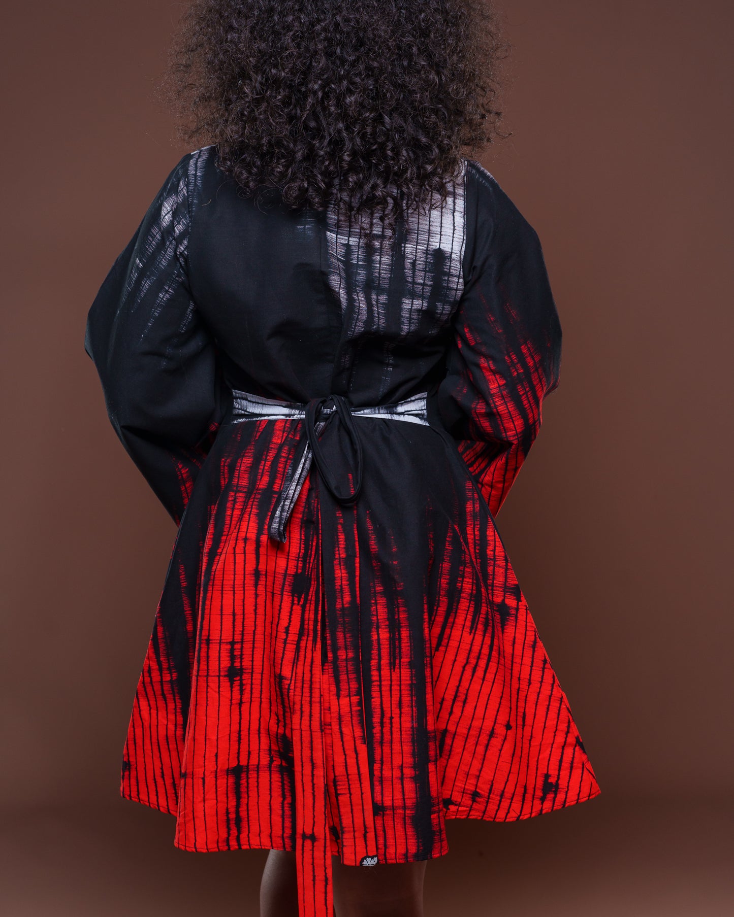 Vouge Ankara Mini Dress