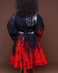 Vouge Ankara Mini Dress