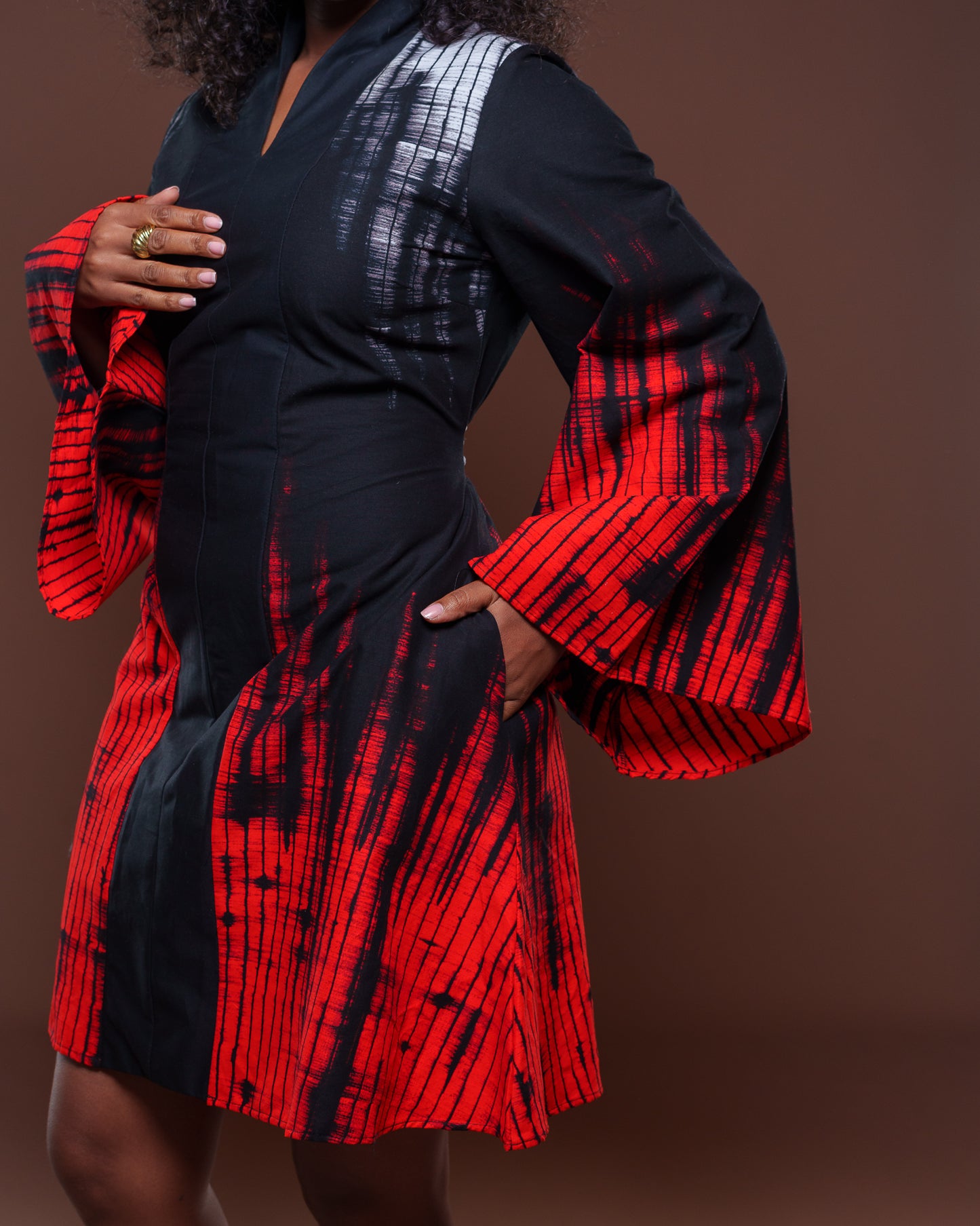 Vouge Ankara Mini Dress
