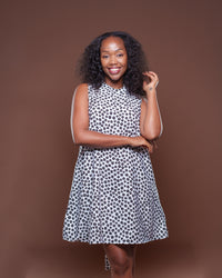 Lola Mini Dress in Spera Daisy
