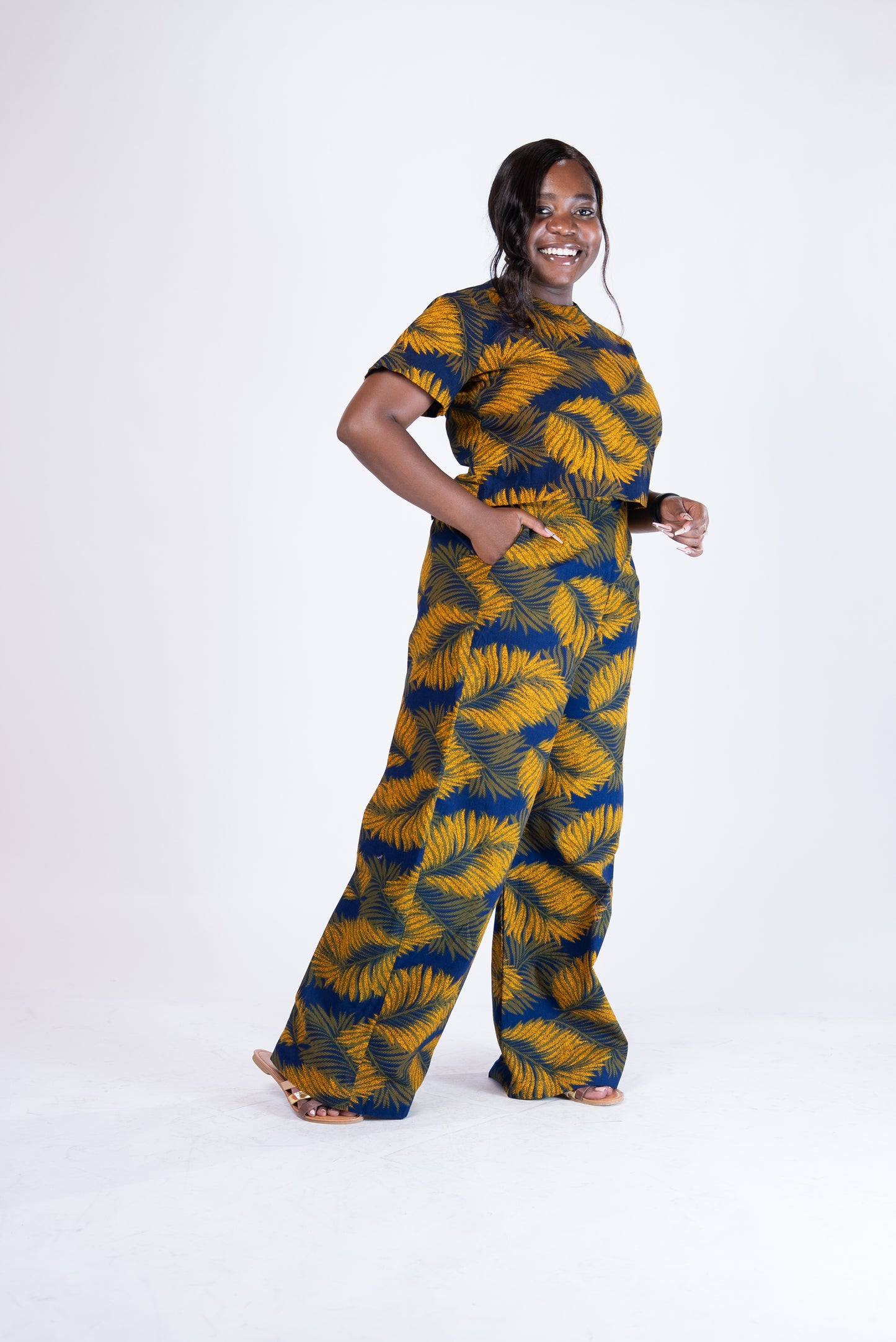 Luanda Pant Set in Sunflower